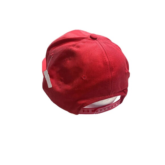 USS ARIZONA BB-39 PEARL HARBOR 50TH ANNIVERSARY SNAP BACK TRUCKER HAT Red Vtg - Picture 4 of 5